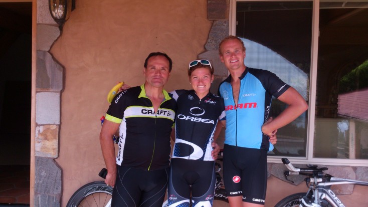 Biking (and banana-eating) with legends like Klaus Heidegger...and Filip Hakestam