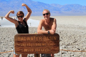 Death Valley National Park and salt desert